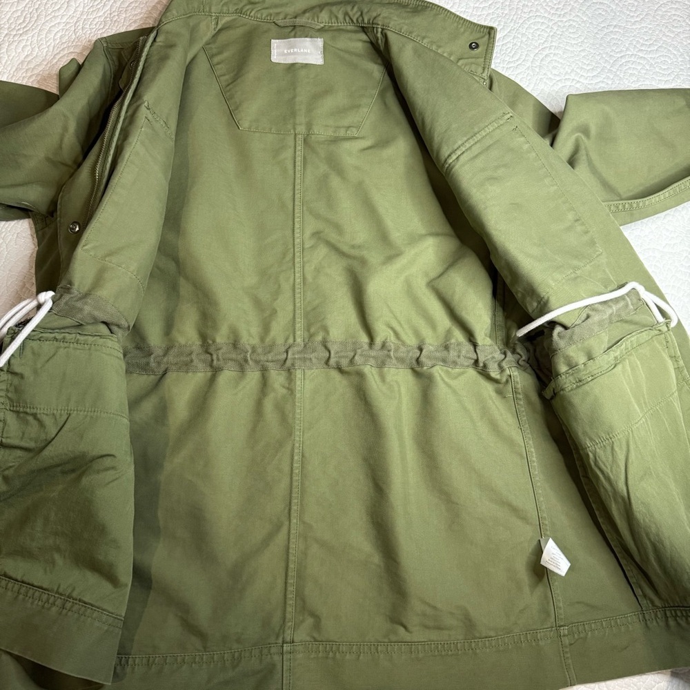 Everlane Olive Green Utility Jacket - Picture 8 of 12